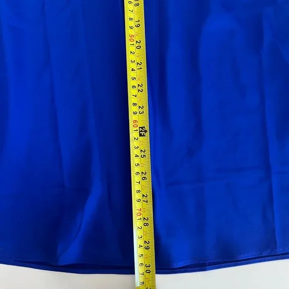 NWT Gwyneth slip skirt / brilliant cove cobalt capri sapphire blue / xs - Picture 7 of 7